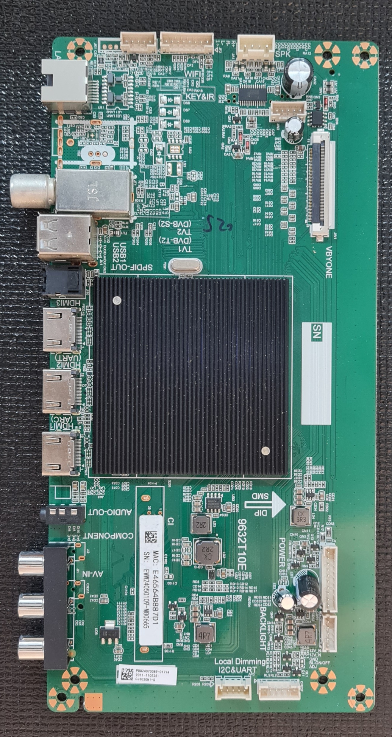 برد مین تلویزیون LEOCO مدل L55000FS4-2