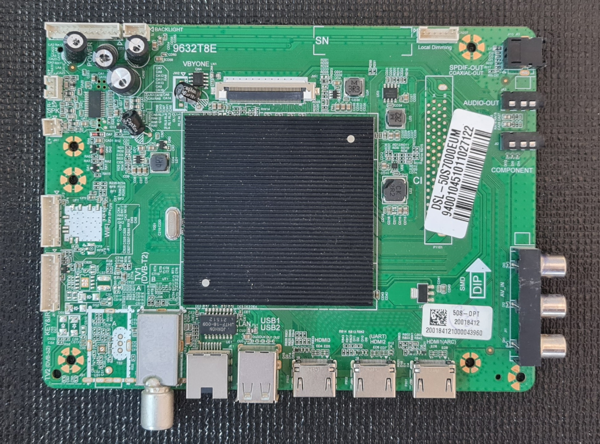 برد مین تلویزیون دوو مدل DSL-50S7000EUM