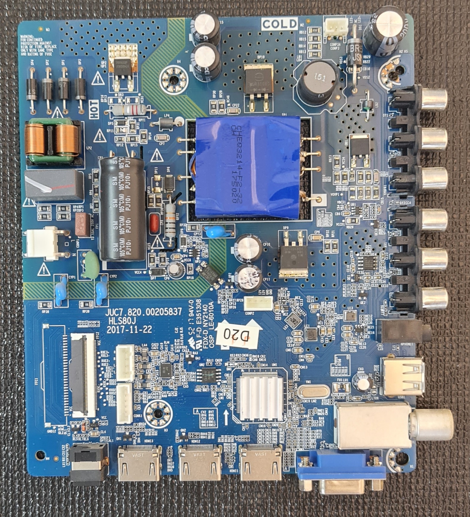 برد مین تلویزیون مارشال مدل ME-4314