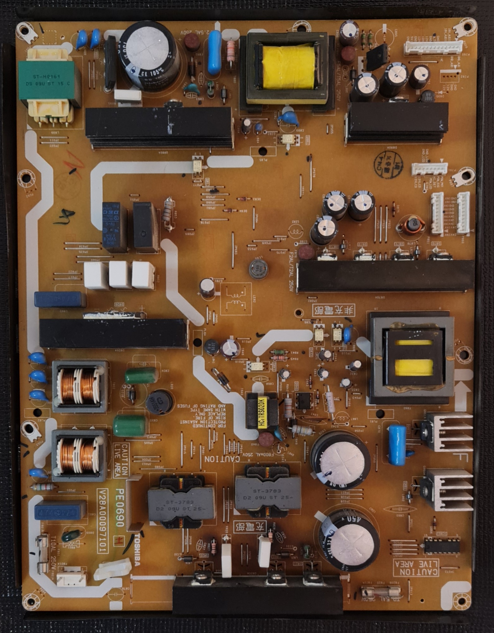 برد تغذیه تلویزیون توشیبا مدل 47ZV600E