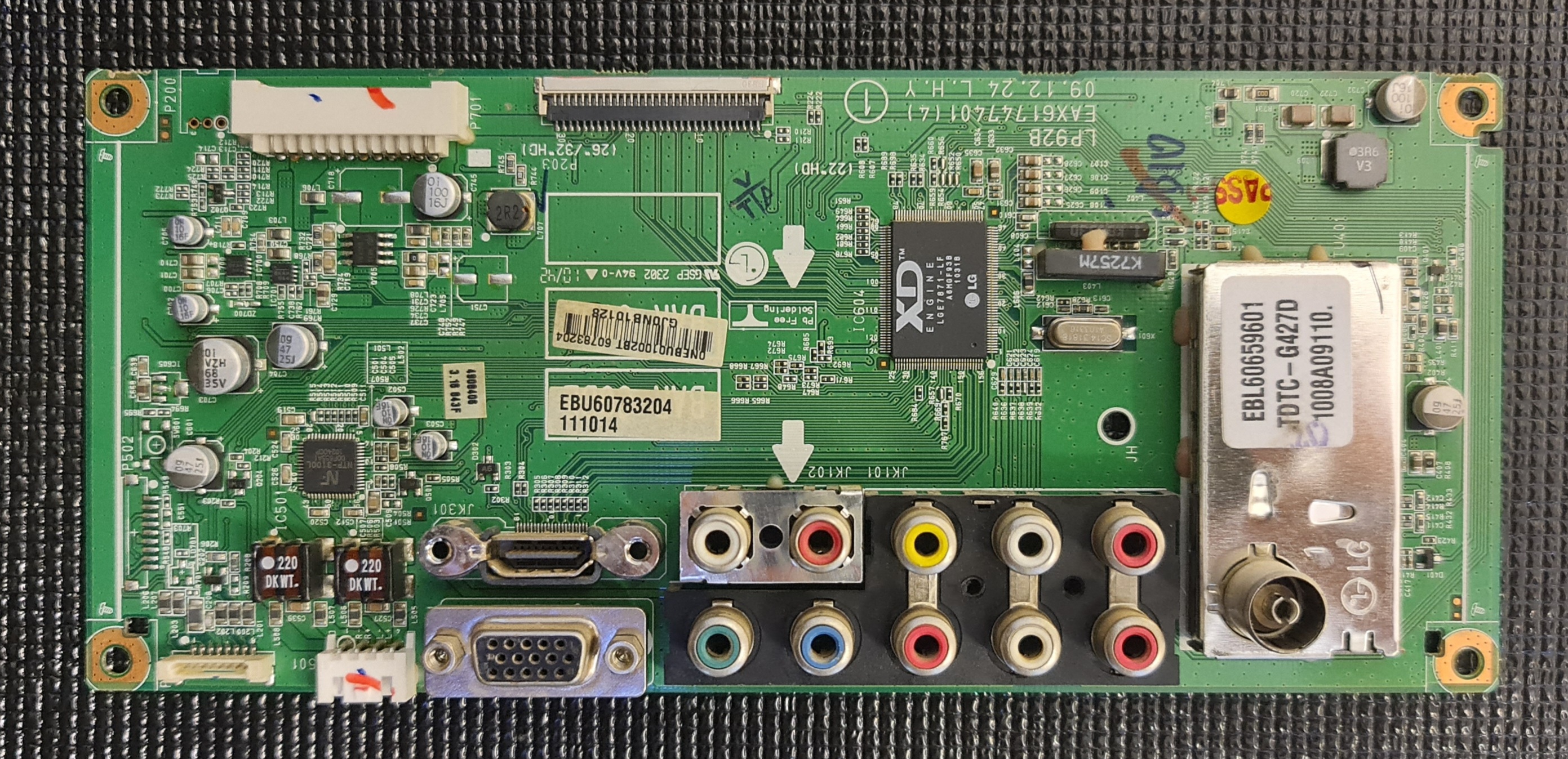 برد مین تلویزیون ال جی  مدل 32LCD320
