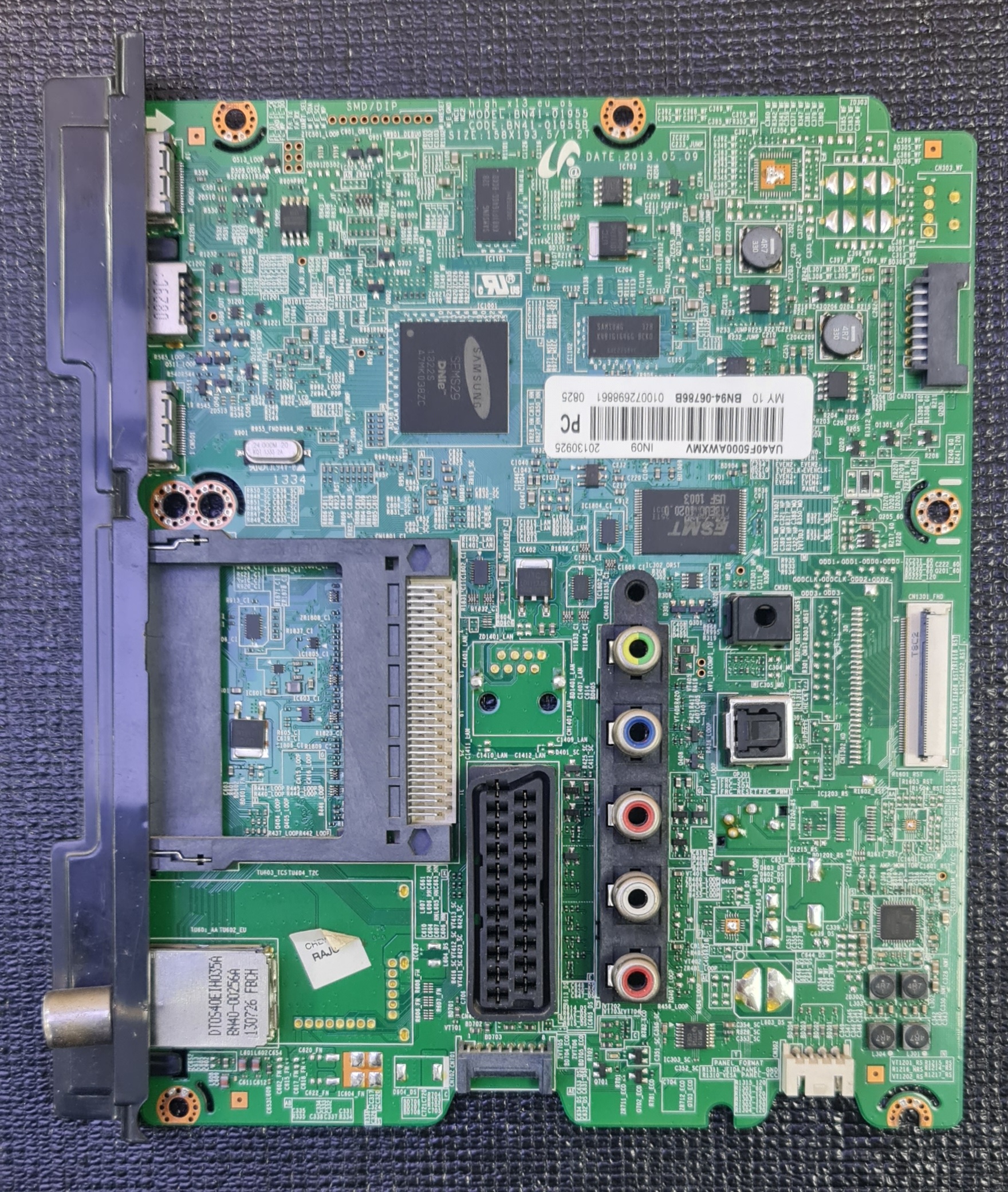 برد مین تلویزیون سامسونگ مدلUA40F5000